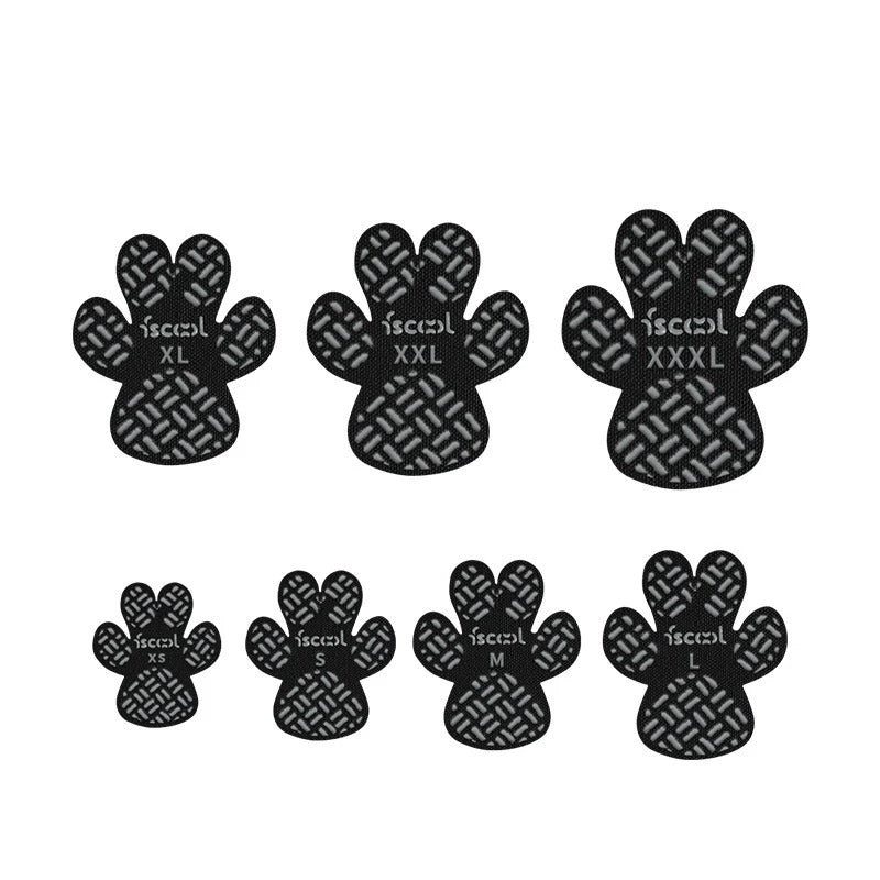 4-Pack Anti-Slip Dog Paw Grips with Strong Adhesive for Floors