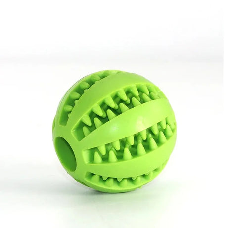 Extra-Tough Natural Rubber Dog Chew Ball – 5cm, Interactive