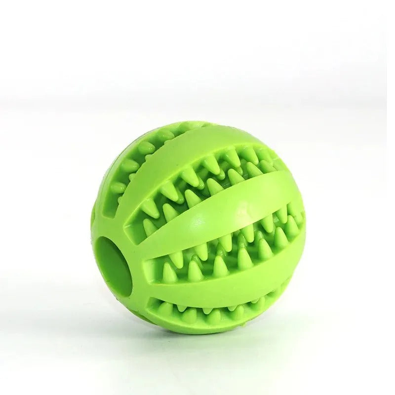 Extra-Tough Natural Rubber Dog Chew Ball – 5cm, Interactive
