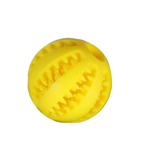 Extra-Tough Natural Rubber Dog Chew Ball – 5cm, Interactive