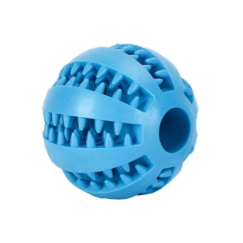 Extra-Tough Natural Rubber Dog Chew Ball – 5cm, Interactive