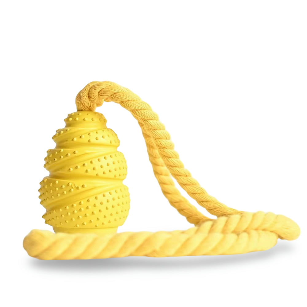 Rubber Dog Chew Toy – Treat Dispensing Puzzle Ball